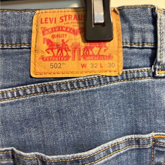 Levi’s 502™ TAPER FIT MEN'S JEANS Light Denim size 32x30 - Picture 3 of 3